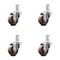 Service Caster 3 Inch High Temp Glass Filled Nylon Wheel Swivel 3/4 Inch Square Stem Caster Set SCC-SQ20S314-GFNSHT-34-4 - alternate 4